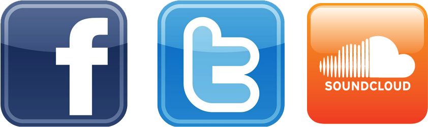 Share This Image - Facebook Twitter And Instagram Icons Png (842x250), Png Download