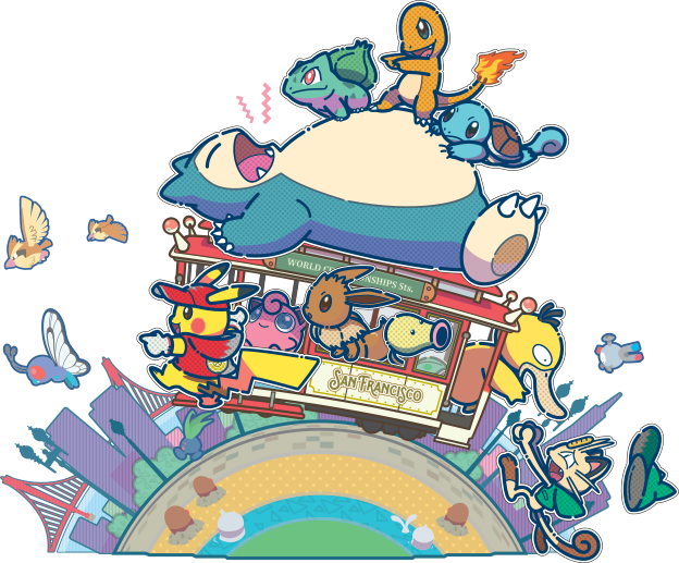 World An Trancisco Pokkén Tournament Pokémon Tcg Online - Pokemon Tcg 2016 World Championship Deck: Ninja Blitz (624x517), Png Download
