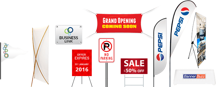 Over 250 Signs And Display - Shop Sign Banner (760x295), Png Download