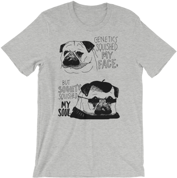 Genetics Squished My Face Short Sleeve Unisex T Shirt - Wakanda Shirts (600x600), Png Download