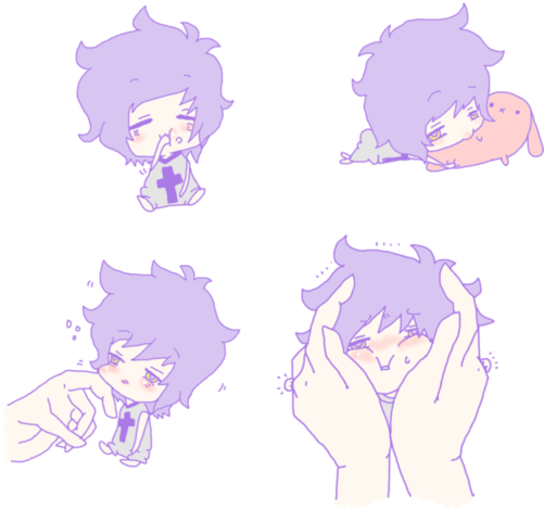 Chibi Boy Pastel Goth, - Pastel Goth Boy Chibi (500x667), Png Download