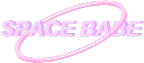 Cute Kawaii Typography Space Pink Pastel Alien Transparent - Pastel Space Tumblr Aesthetic (500x295), Png Download