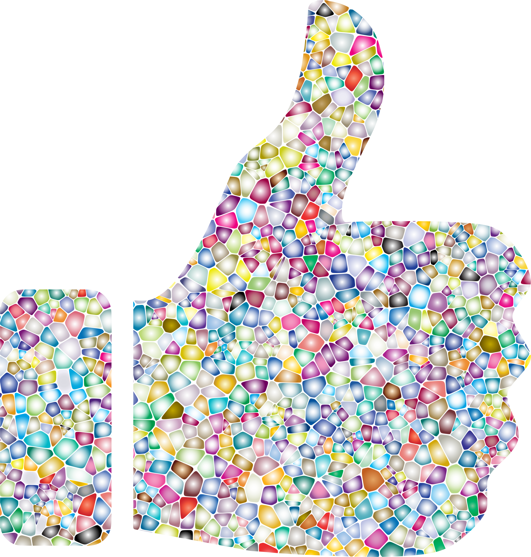 This Free Icons Png Design Of Sweet Tiled Thumbs Up (2176x2280), Png Download
