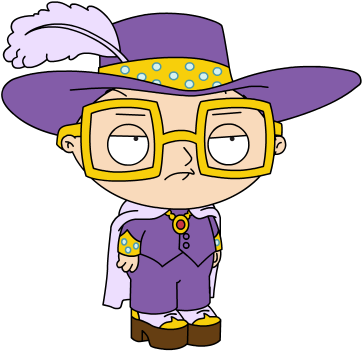 Stewie Pimp Animation - Stewie Pimp (369x357), Png Download