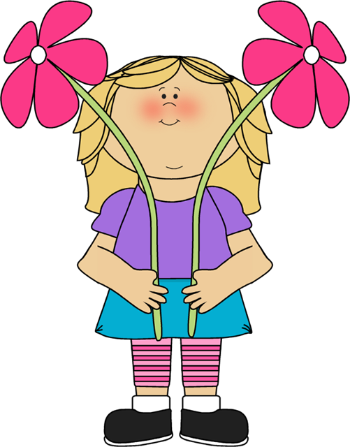 Flower Girl Clip Art - Everybody Has A Name Poem Author (501x640), Png Download
