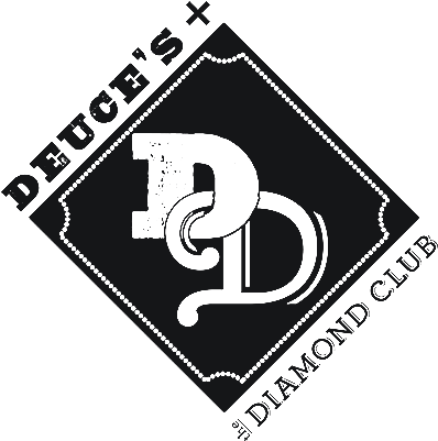Homeplate Deuces & The Diamond Club - Deuces And The Diamond Club Logo (600x400), Png Download