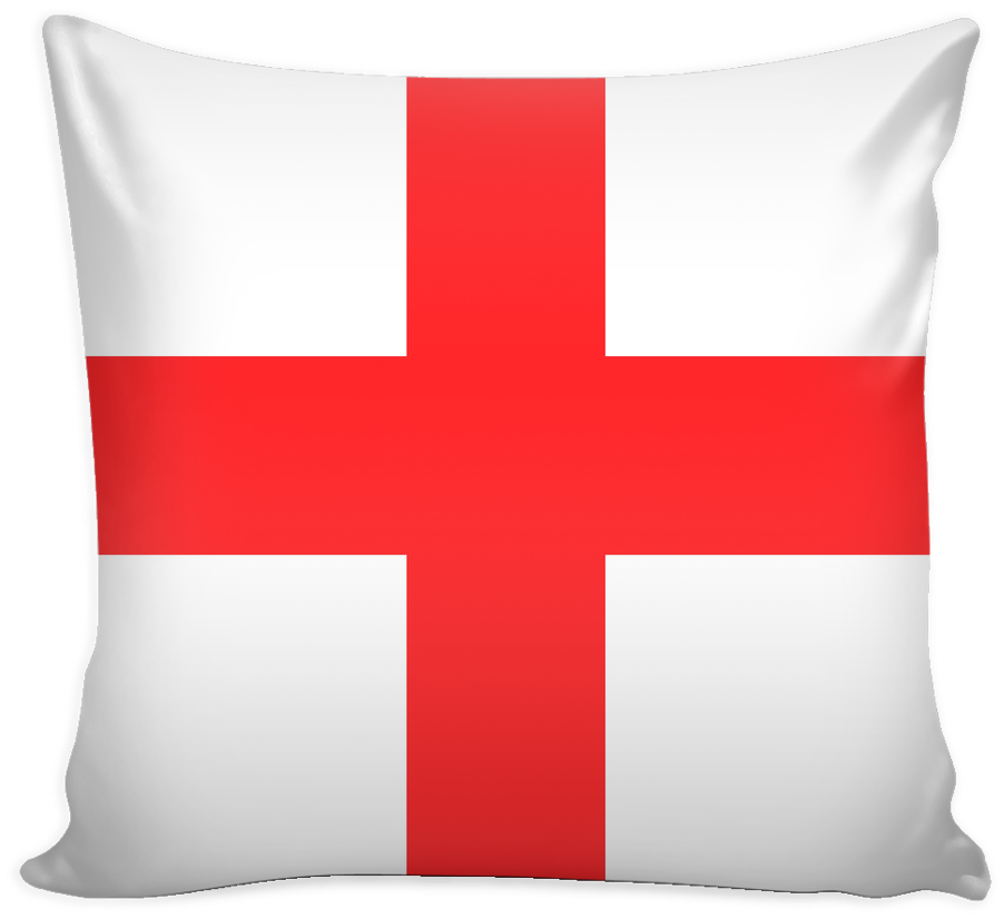 English Flag Decorative Pillow Case - Transparent Pillow Cute Png (1024x1024), Png Download