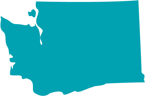 Washington - State Of Washington Shape (698x524), Png Download