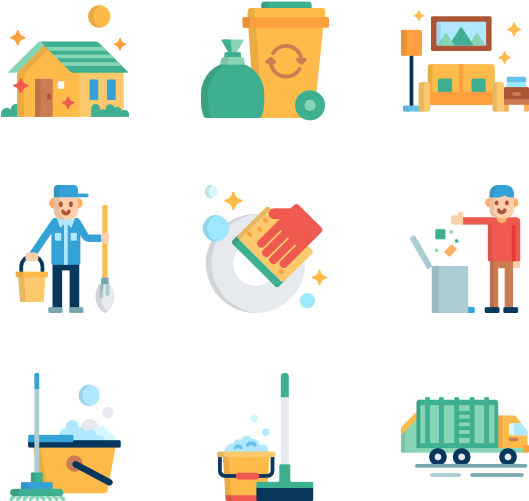 Cleaning 50 Icons - Icon Cleaning Png (600x564), Png Download
