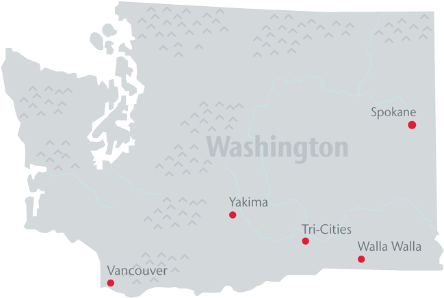 College Of Nursing Locations - Washington State University College Of Nursing (675x462), Png Download