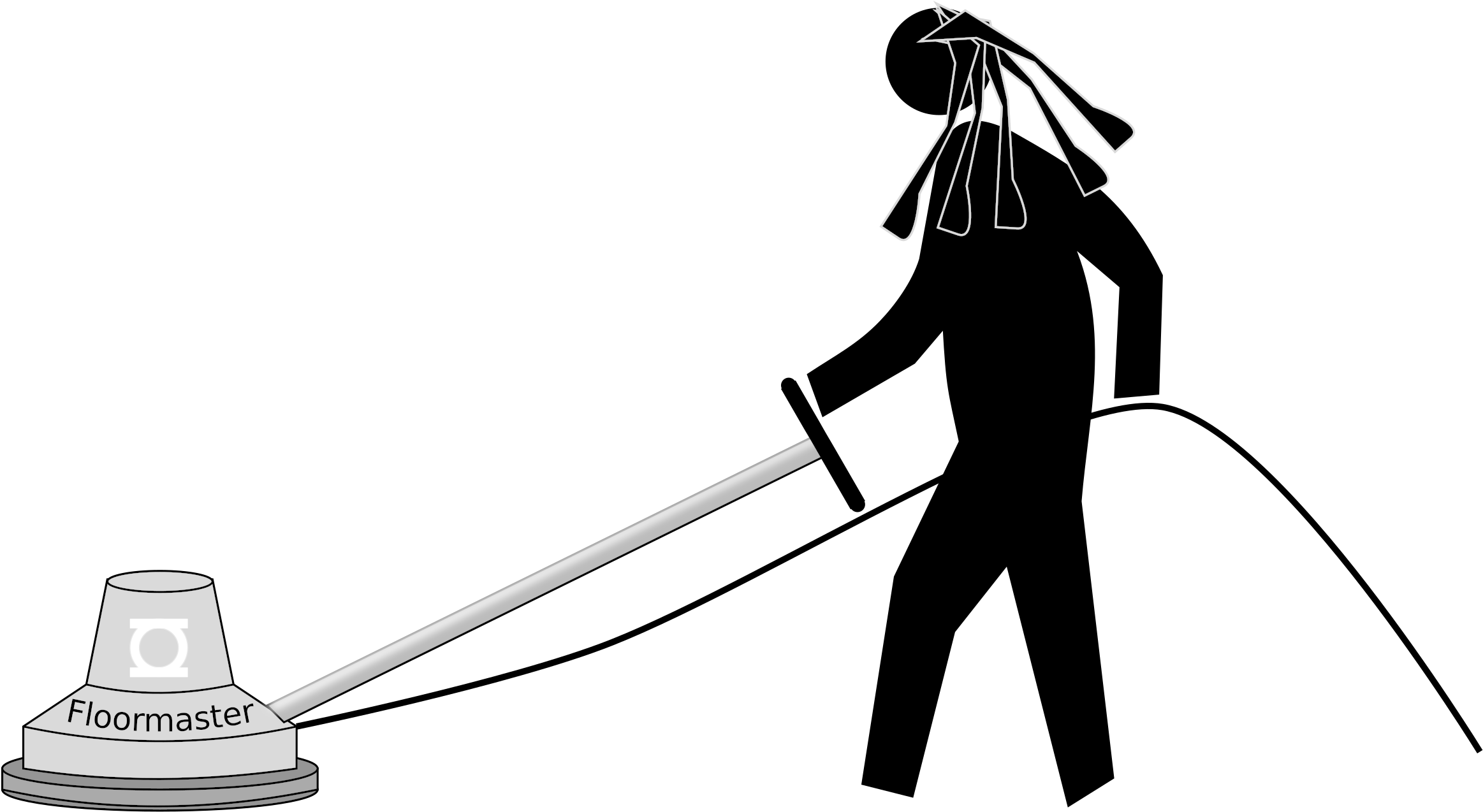 This Free Icons Png Design Of Pedestrian Cleaning (2400x1319), Png Download