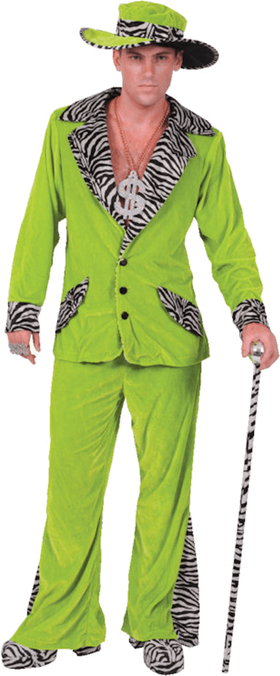 Help My Hot Gf Make Money Online - 70s Pimp Fancy Dress (600x951), Png Download