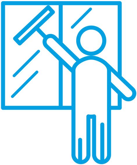 Window Cleaning - Commercial Cleaning (800x800), Png Download