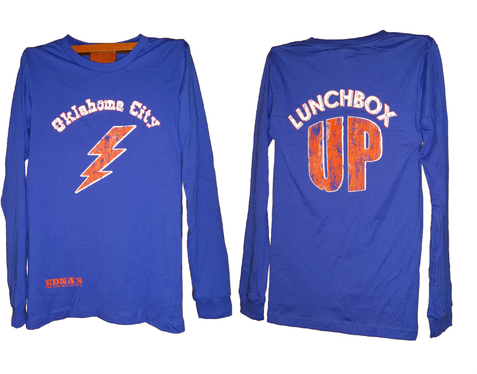 Edna's Long Sleeve Lunchbox Up Shirt - Sleeve (1000x768), Png Download