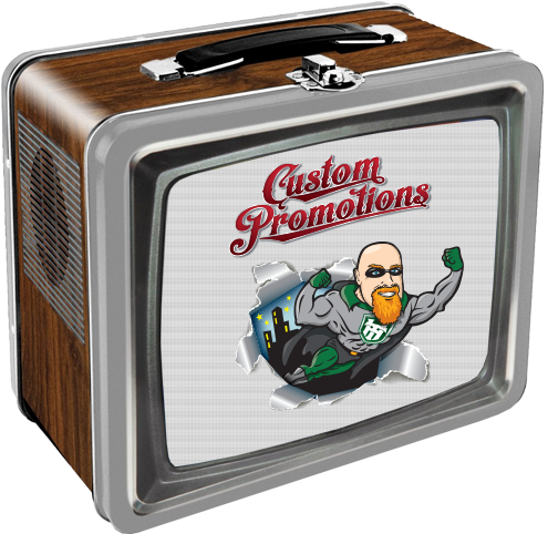 Aquarius Vintage Tv Embossed Large Tin Fun Box (600x600), Png Download