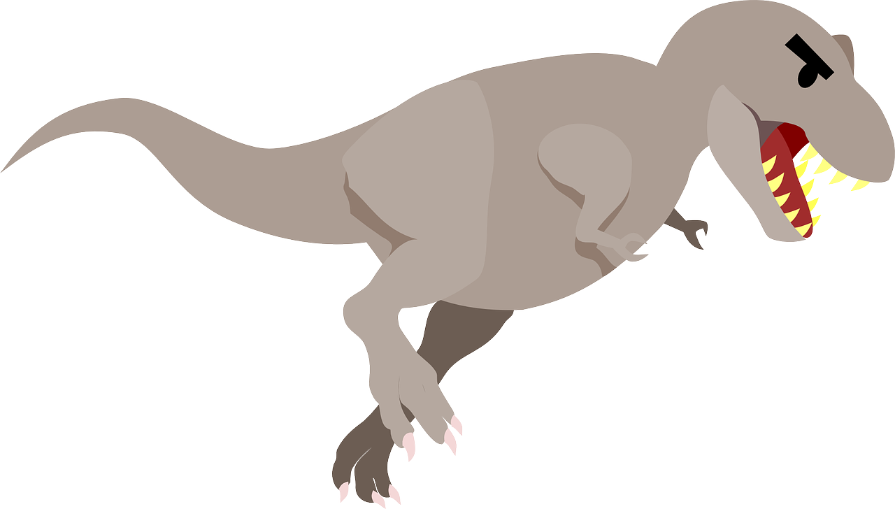 T Rex Cartoon Svg Clip Arts 600 X 341 Px (600x341), Png Download