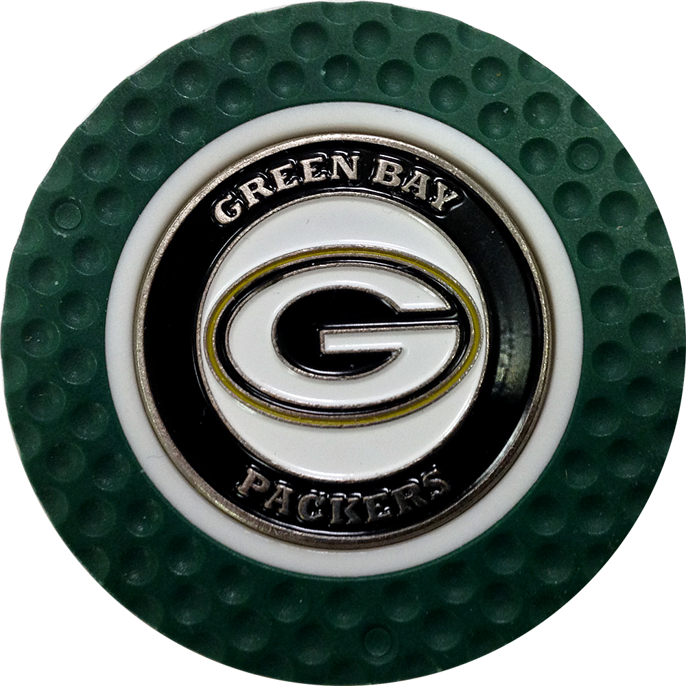 Golf Ball Marker Nfl Green Bay Packers - Oakland (1000x1000), Png Download