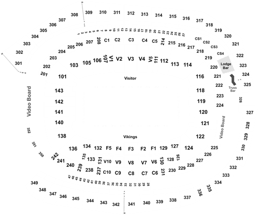 Green Bay Packers Tickets - U.s. Bank Stadium (525x440), Png Download