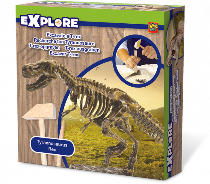 Ses Explore T-rex Ausgraben Lernspiele (700x700), Png Download