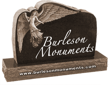 Burleson Monuments, Texas Headstones, Grave Stone Markers, - Headstones (465x359), Png Download