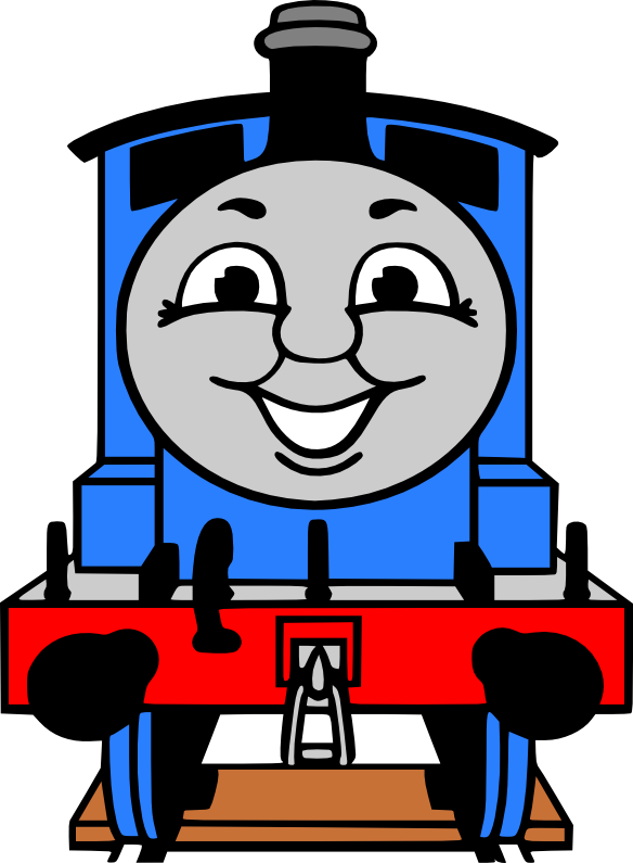 Clipart Train Jpeg - Thomas Svg (584x795), Png Download