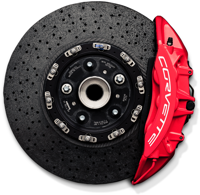 Corvette Z06 Carbo Ceramic Brakes - Brembo Disc Brake Png (649x637), Png Download
