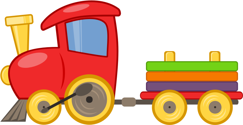 Toy Train Clipart - Train Clip Art Toy (800x800), Png Download