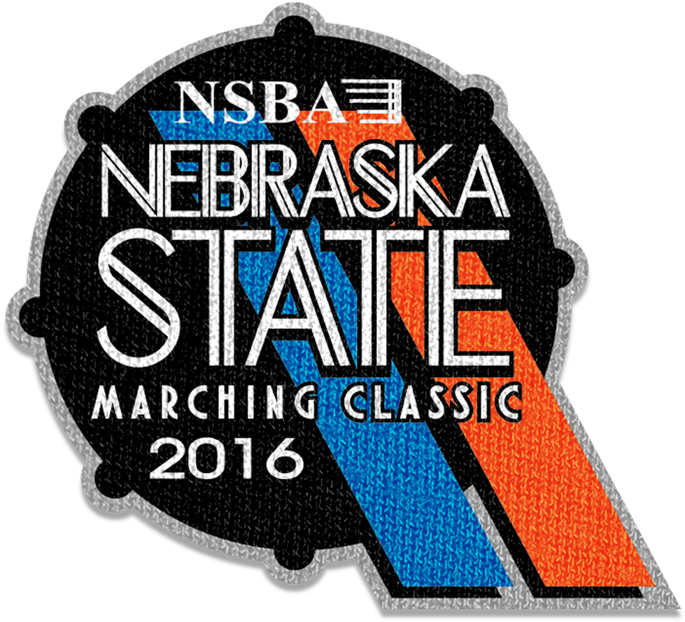 2016 Nebraska State Marching Band Championships Patch - Border (1024x1024), Png Download