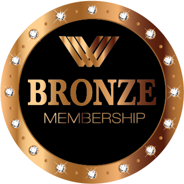 Annual Vip Print Memberships - Emblem Gold Silver Free Vector (398x395), Png Download