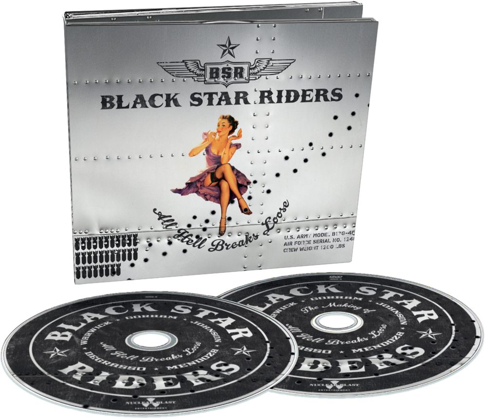 Black Star Riders - All Hell Breaks Loose (vinyl Record) (1000x1000), Png Download