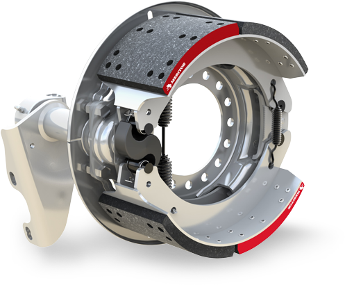 Q ™ Drum Brakes - S Cam Brake Meritor (580x420), Png Download