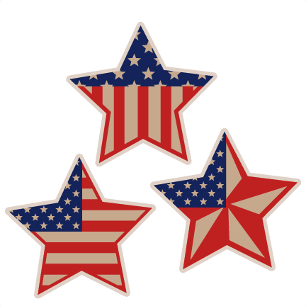 Large Usa-stars - Fourth Of July Stars Clipart (432x432), Png Download