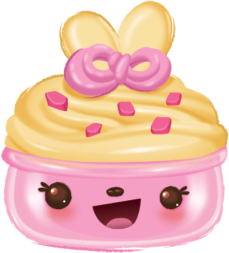 Creamery Num Berries N Creme - Num Noms Berries N Creme (445x430), Png Download