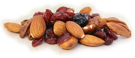 Nuts And Berries Png - Almond (452x400), Png Download