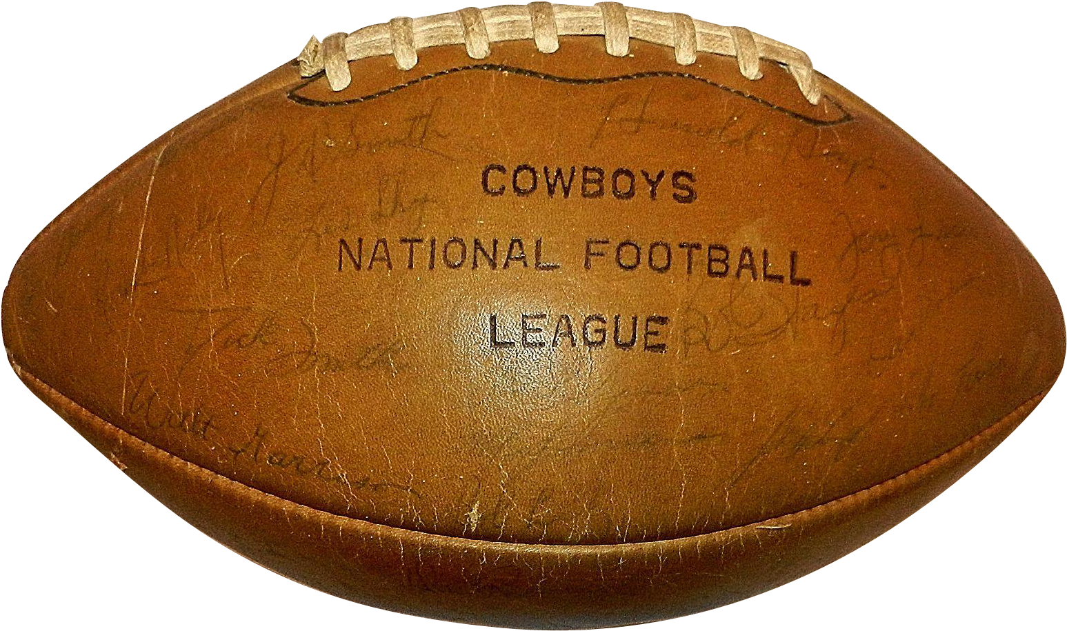 Vintage 1966 Dallas Cowboys Player Autographed National - Kick American Football (1546x1546), Png Download