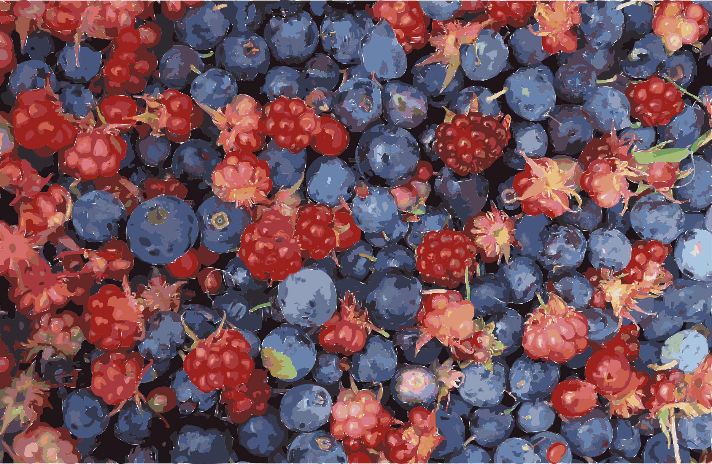 This Free Icons Png Design Of Alaska Wild Berries (2400x1566), Png Download
