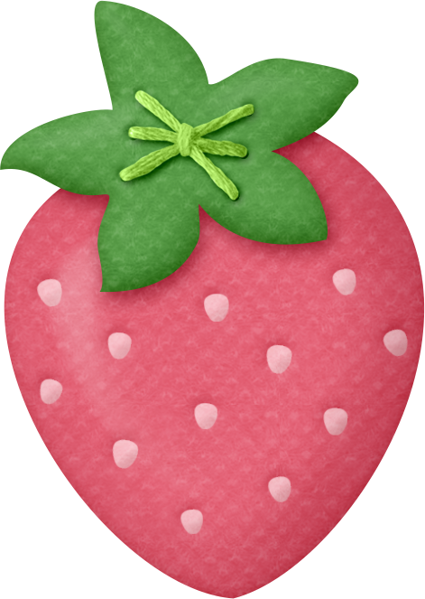 ○‿✿⁀berries‿✿⁀○ - Strawberry Clip Art Pink (471x663), Png Download