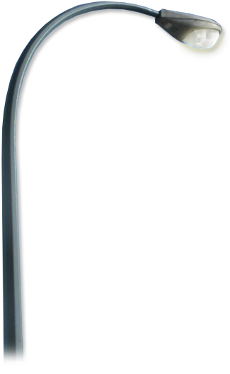 Residential Street Lighting - Street Lights Transparent (324x551), Png Download