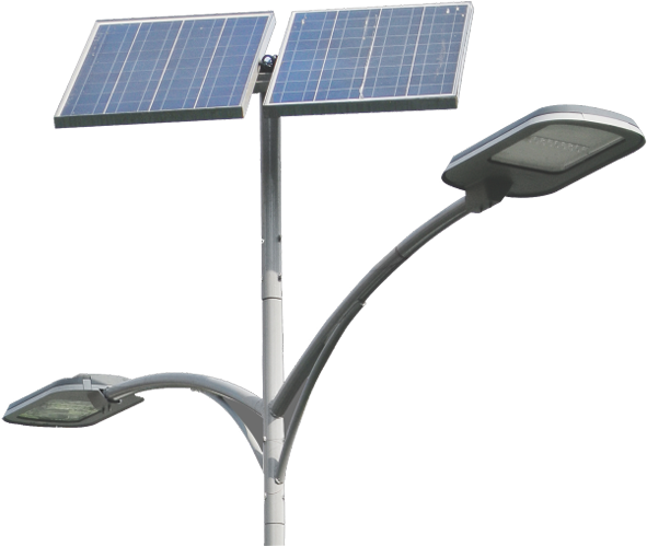 Stand Alone Led - Solar Street Light Png (603x518), Png Download