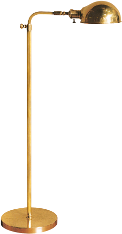 Old Pharmacy Floor Lamp In Hand-rubbed Antique Brass - Visual Comfort Old Pharmacy Floor Lamp (480x480), Png Download