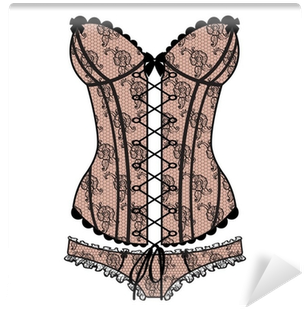Corset Illustrations (400x400), Png Download
