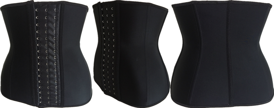 Latex Corset Waist Trainers Slimming Women Sexy Western - Training Corset (960x381), Png Download