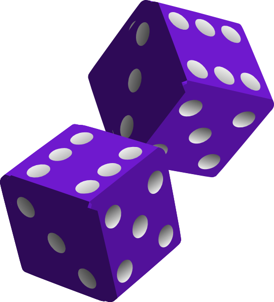 Dice Clipart Transparent - Colorful Dice Clipart (546x600), Png Download