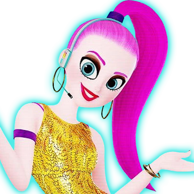 Akiko Glitter - Emoji Movie Akiko Glitter (400x400), Png Download