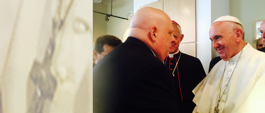 Maryland Governor Larry Hogan Meets With Pope Francis - Larry Hogan (885x380), Png Download