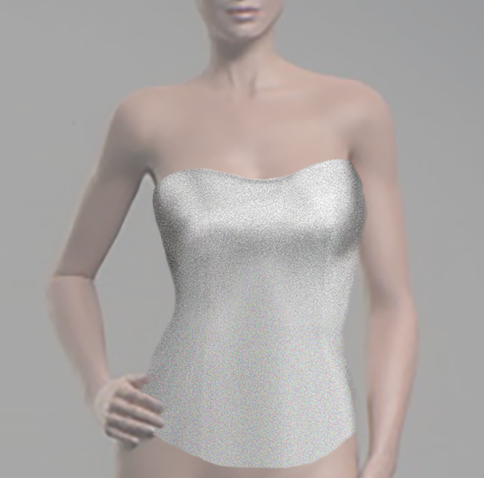 Customizable Standard Over-bust Custom Corset / “rc” - Maillot (980x968), Png Download