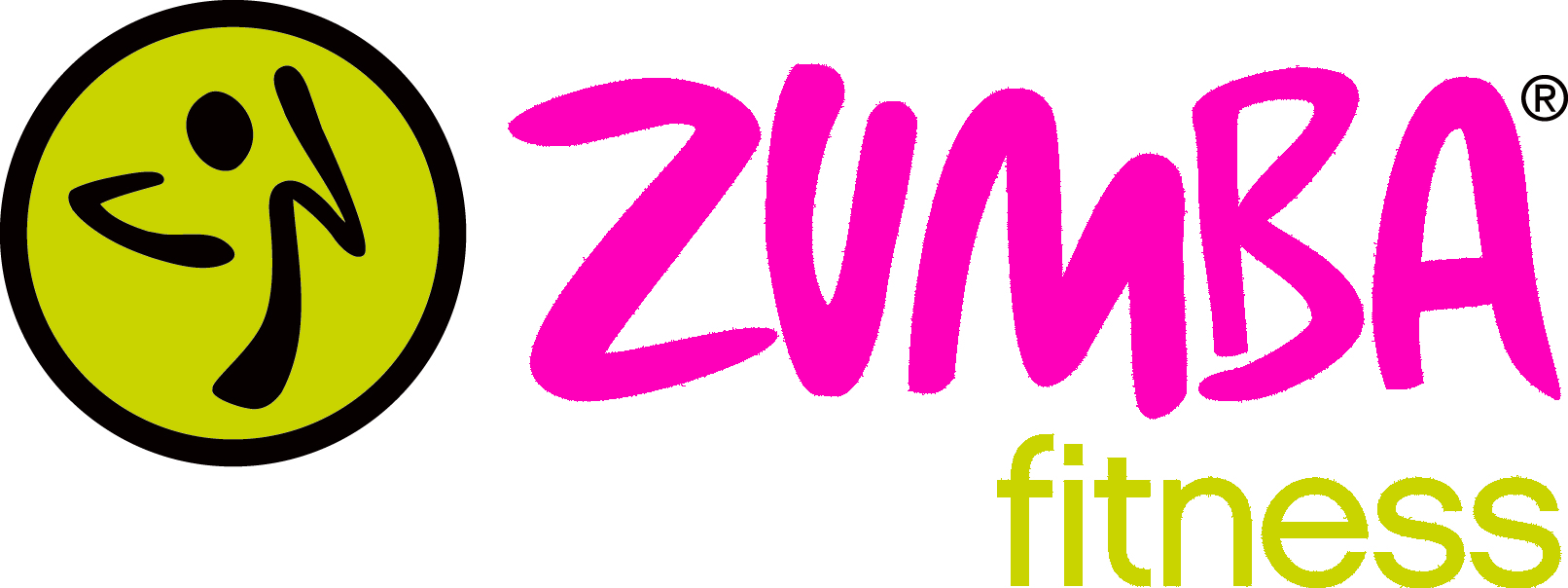 Zumba Fitness Logo Pink (1612x604), Png Download