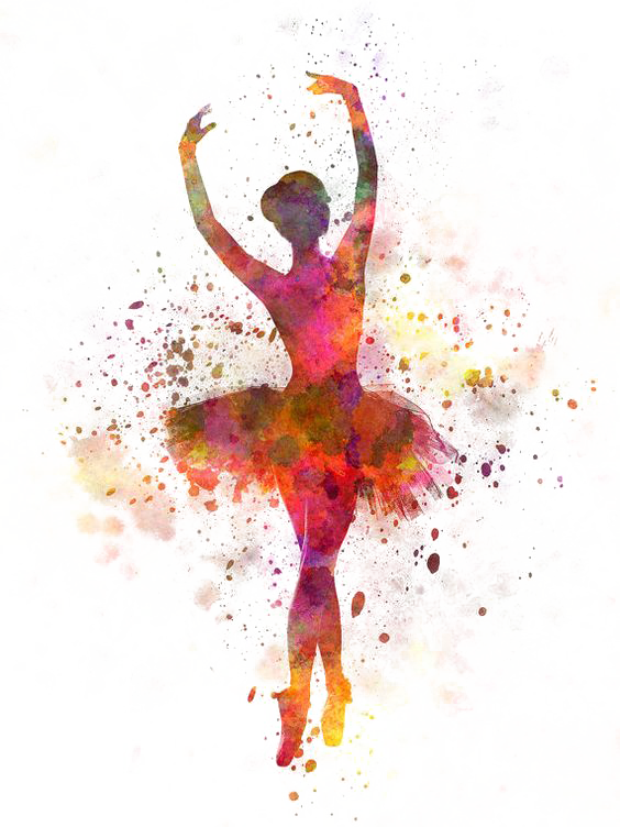 Dancer Png - Woman Ballerina Ballet Dancer Dancing (564x752), Png Download