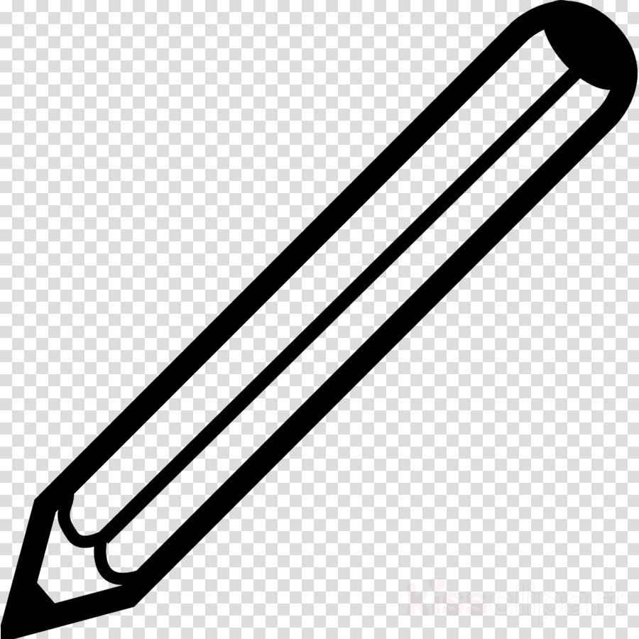 Download Pen Black And White Clipart Paper Quill Clip - Pencil Pen Black And White Clipart (900x900), Png Download
