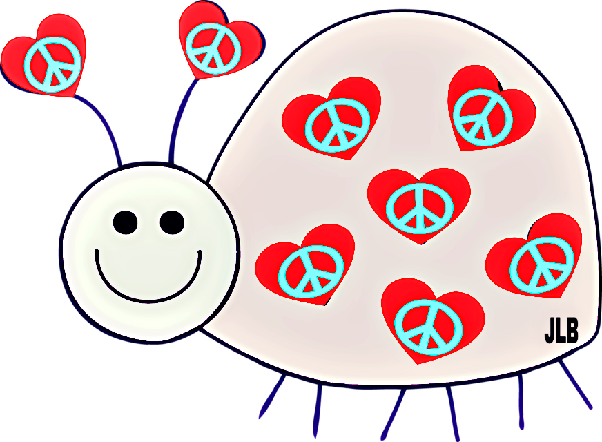 ☮/jlb Hippie Art, Hippie Chick, Acrylic Flowers, Peace - Clip Art (872x640), Png Download